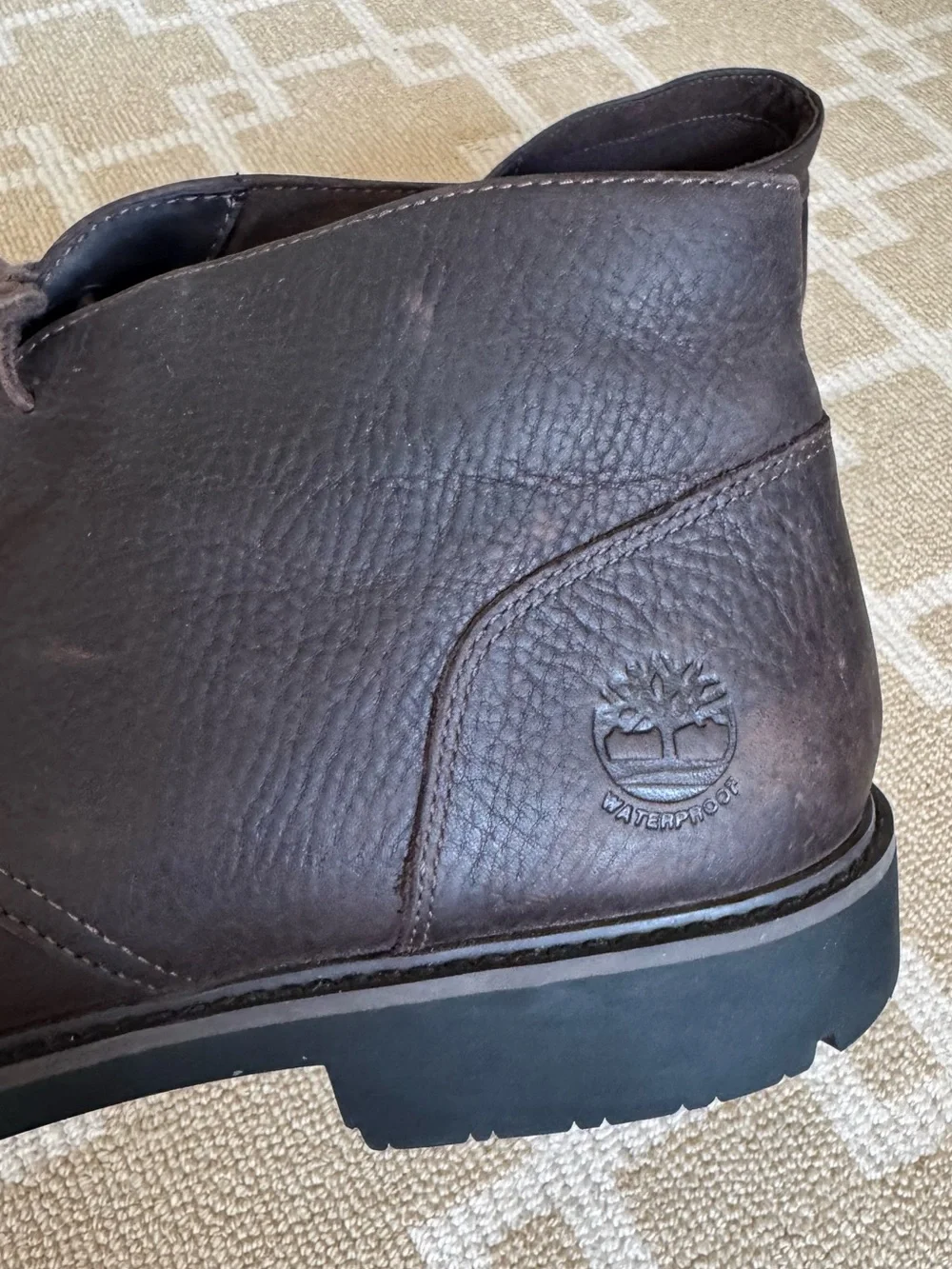 Timberland Stormbucks Waterproof Chukka Boots Brown Leather Mens 13